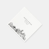 デンバー結婚ズ紙カクテルナプキン スタンダードカクテルナプキン (角)