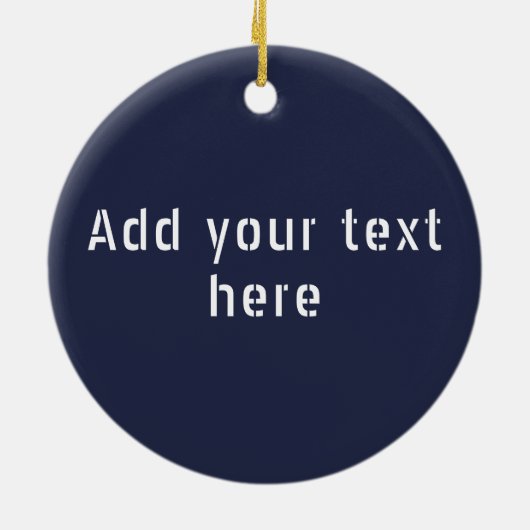 デンバー緯度パーソナライズされた経度 セラミックオーナメント (裏面)