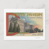 デンバー自然史博物館の見解 ポストカード (正面)