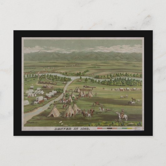 デンバー1859年 ポストカード (正面)