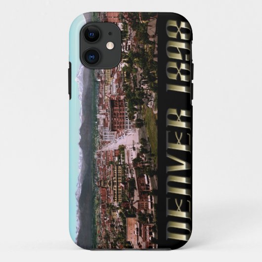 デンバー1898年 Case-Mate iPhoneケース (裏面)