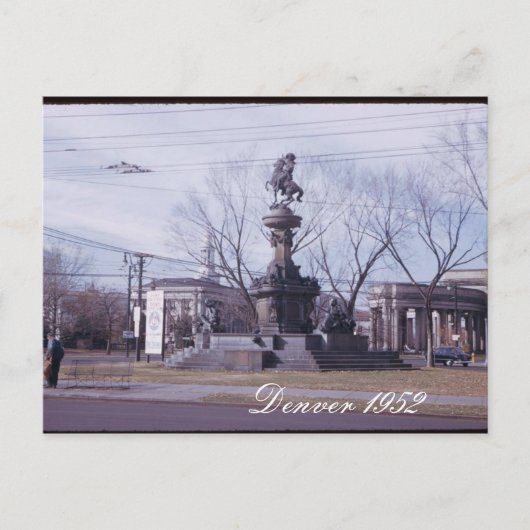 デンバー1952はがき ポストカード (正面)