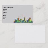 デンバー、コロラド州のスカイライン 名刺 (正面/裏面)