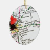 デンバー、コロラド州 セラミックオーナメント (右)