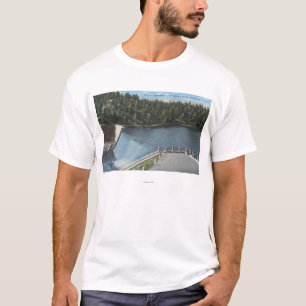 デンバー、コロラド州-常緑湖の眺めのダム Tシャツ