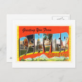 デンバー コロラド州 CO オールド ヴィンテージ トラベル 土産 ポストカード (正面/裏面)