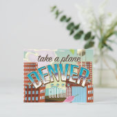 デンバー コロラド カートゥーン 旅行ポスター ポストカード (スタンド正面)
