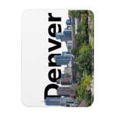 デンバーCOスカイラインとデンバーの空 マグネット (縦)