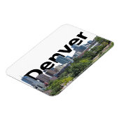 デンバーCOスカイラインとデンバーの空 マグネット (左側)
