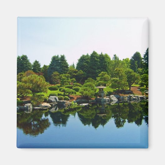 デンバ日本のー植物園の庭園。 マグネット (正面)