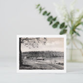 デンビル鉄道駅NJヴィンテージ ポストカード (スタンド正面)