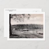 デンビル鉄道駅NJヴィンテージ ポストカード (正面/裏面)