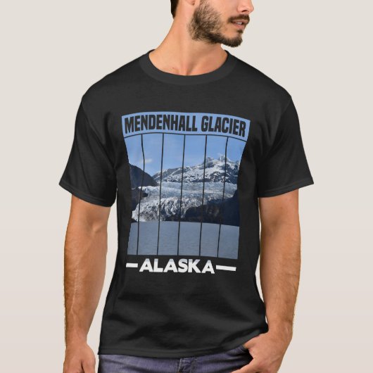 デンホール氷河アラスカ Tシャツ (正面)