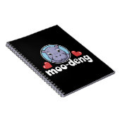 デンボモーンシーピグインタイ写真ベビーヒッポ ノートブック (右側)