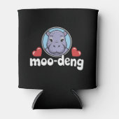 デンボモーンシーピグインタイ写真ベビーヒッポ 缶クーラー (正面)