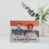 デンマークおもしろい王国はがき！ ポストカード (スタンド正面)