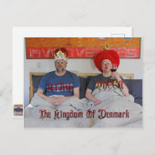デンマークおもしろい王国はがき！ ポストカード (正面/裏面)