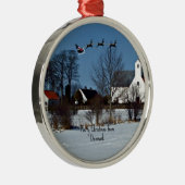 デンマークからのメリークリスマス メタルオーナメント (右)