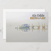 デンマークからの美しいグリーティングカード! シーズンカード (正面/裏面)