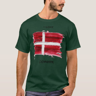 デンマークが大好き祖国 Tシャツ