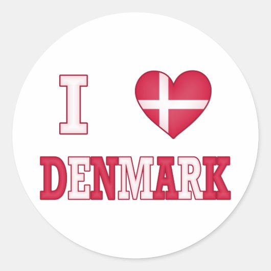 デンマークが大好き ラウンドシール (正面)
