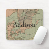 デンマークとスウェーデンの初期地図 マウスパッド (マウス)