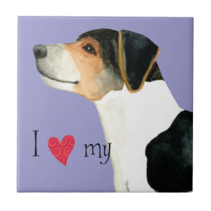 デンマークとスウェーデンの農犬のタイルが大好き タイル