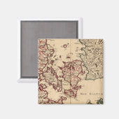 デンマークとスウェーデン マグネット (正面/裏面)