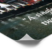 デンマークとデンマークのおもしろい諺ポスターの写真 ポスター (角)