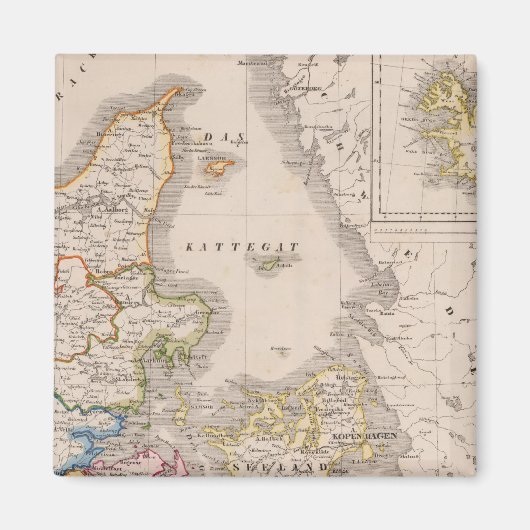 デンマークとドイツ マグネット (正面)