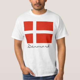 デンマークとDannebrog Tシャツ