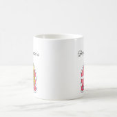 デンマークにマイハートを埋める コーヒーマグカップ (中央)