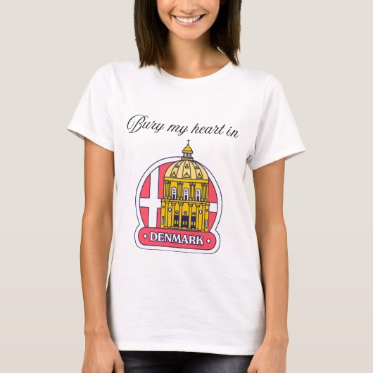 デンマークに心を葬れ Tシャツ (正面)