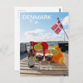 デンマークのかわいいはがき。 ポストカード (正面/裏面)