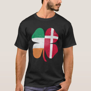 デンマークのアイルランドのシャムロックデンマークのアイルランド聖パトリック' Tシャツ