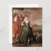 デンマークのアン， 1617 ポストカード (正面/裏面)