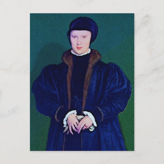 デンマークのクリスティーナのスケッチ ポストカード (正面)