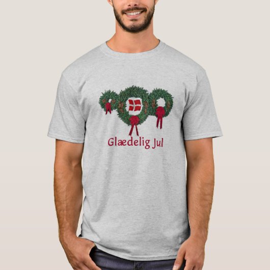 デンマークのクリスマス2 Tシャツ (正面)