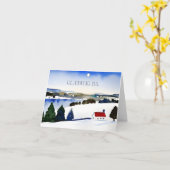 デンマークのジュル カード (黄色い花)