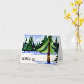 デンマークのジュル カード (黄色い花)