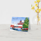 デンマークのジュル カード (黄色い花)