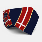 デンマークのストライプな旗 ネクタイ (ロール)