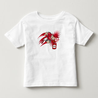 デンマークのダイナマイトのデンマークの2010年のサッカーのギフト トドラーTシャツ