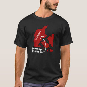 デンマークのティーで腐った何か Tシャツ