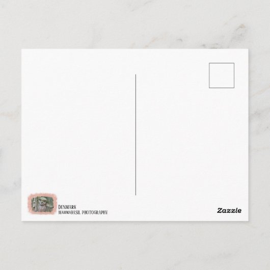 デンマークのトロール旅行はがき! ポストカード (裏面)