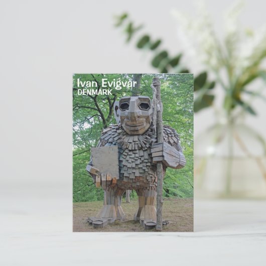 デンマークのトロール・イワンはがきめ！ ポストカード (スタンド正面)