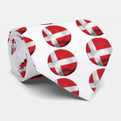 デンマークのフットボール ネクタイ (ロール)
