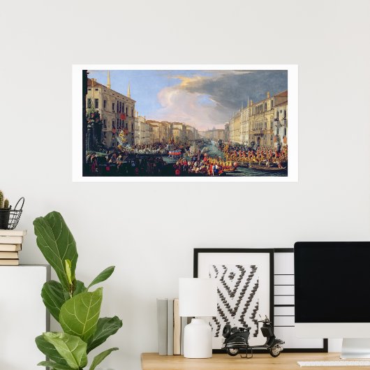 デンマークのフレデリック6世に敬意を表してレガッタを開催 ポスター (ホームオフィス)