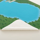 デンマークのルンド・フィヨルドの地図 シェルパブランケット (3/4)