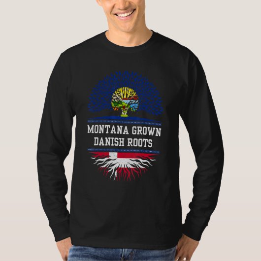 デンマークのルーツデンマークで栽培されたモンタナ Tシャツ (正面)